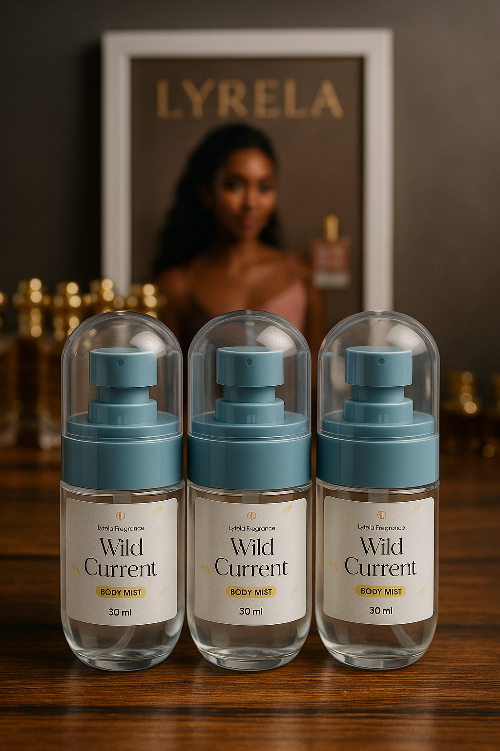 Wild Current – 30 ml Body Mist by Lyrela Fragrance